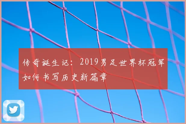 传奇诞生记：2019男足世界杯冠军如何书写历史新篇章